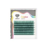 Ресницы изумрудные (emerald) Lovely MINI - 6 линий - MIX
