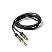 Клип корд RCA (тюльпан) - Jack 6.3 (усиленный), AS-COMPANY