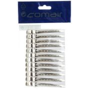 Comair Зажимы для локонов, металлические, 9 см, 12шт/уп