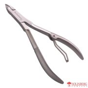 Кусачки маникюрные Solinberg 0012, матовые, одинарная пружина, лезвия 0.4 см