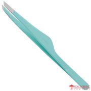 Пинцет для бровей Solinberg G803з,«Tiffany», (ручная заточка) наклонное окончание с четкими гранями