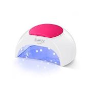 Лампа для сушки ногтей SUN 2C (реплика), белый (33 диода, 48 Вт)