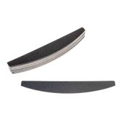 Сменные файлы на мягкой основе полумесяц, черные, 100/180, 20 шт