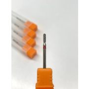 Фреза алмазная «Скругленный цилиндр» 880/140 030R красная