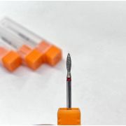 Фреза алмазная «Пламя» 240L 023R красная