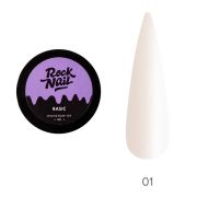 Гель-краска RockNail 01 Super White 3г