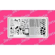 Пластина для стемпинга Go! Stamp 282 Hi Barbie