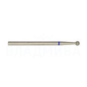 866.104.001.000.027 Фреза алмазная сферическая синяя 2.7 мм, ВладМиВа