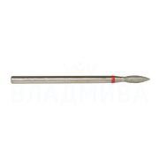 856.104.243.080.023 Фреза алмазная пламя красная 2.3 мм, ВладМиВа