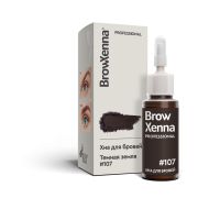 Хна для бровей BrowXenna Шатен №107 Темная земля (флакон) 10 гр