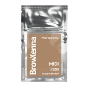 Хна для бровей BrowXenna, (midi-саше), #203 Ореховый, 3 гр