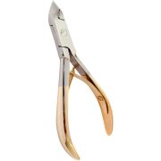 SILVER STAR Classic КСС 4/6 GOLD, кусачки для кутикулы (6мм), золотое покрытие