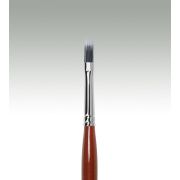 Кисть Roubloff синтетика микс/ градиент 5/ ручка фигурная бордовая DMG3R