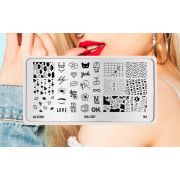 Пластина для стемпинга Go! Stamp 002 Girl stuff