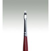 Кисть Roubloff синтетика микс/ градиент укороченная 5/ ручка фигурная бордовая DMGY3R