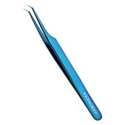Пинцет Мини-L 45° new Enigma (Blue metallic) с ручной заточкой extra-sharp