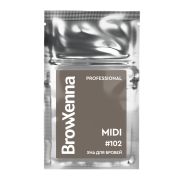Хна для бровей BrowXenna, (midi-саше), #102 Холодный кофе, 3 гр
