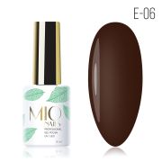 MIOnails Гель-лак E-06. Темный шоколад