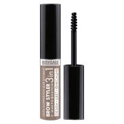LUXVISAGE Гель-корректор для бровей с микрофиброй BROW STYLER 3 in 1, 5.77 мл