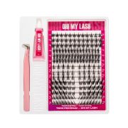 Набор черных накладных ресниц OH! MY LASH пучки 3в1 «Tokyo»