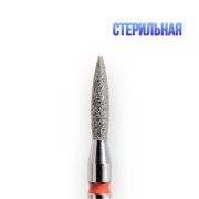 118803 Фреза алмазная головка КМИЗ Пламя-1,8 П-8 М СТЕРИЛЬНАЯ, блистер 5 шт