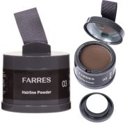 *FARRES 1846-03 Пудра-камуфляж для волос тон 03 темно-коричневый  NEW