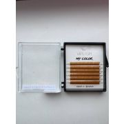 Ресницы охра My color MINI L 0.10 микс 7-12 мм 6 линий