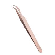 Пинцет изогнутый Enigma light (Rose gold)