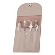 SILVER STAR МН 05-5, бежевый перламутр, натур кожа, 5 предметов, на кнопке