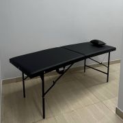 Кушетка складная 190/70 БМ ноги лэшмейкера (РБ черный)